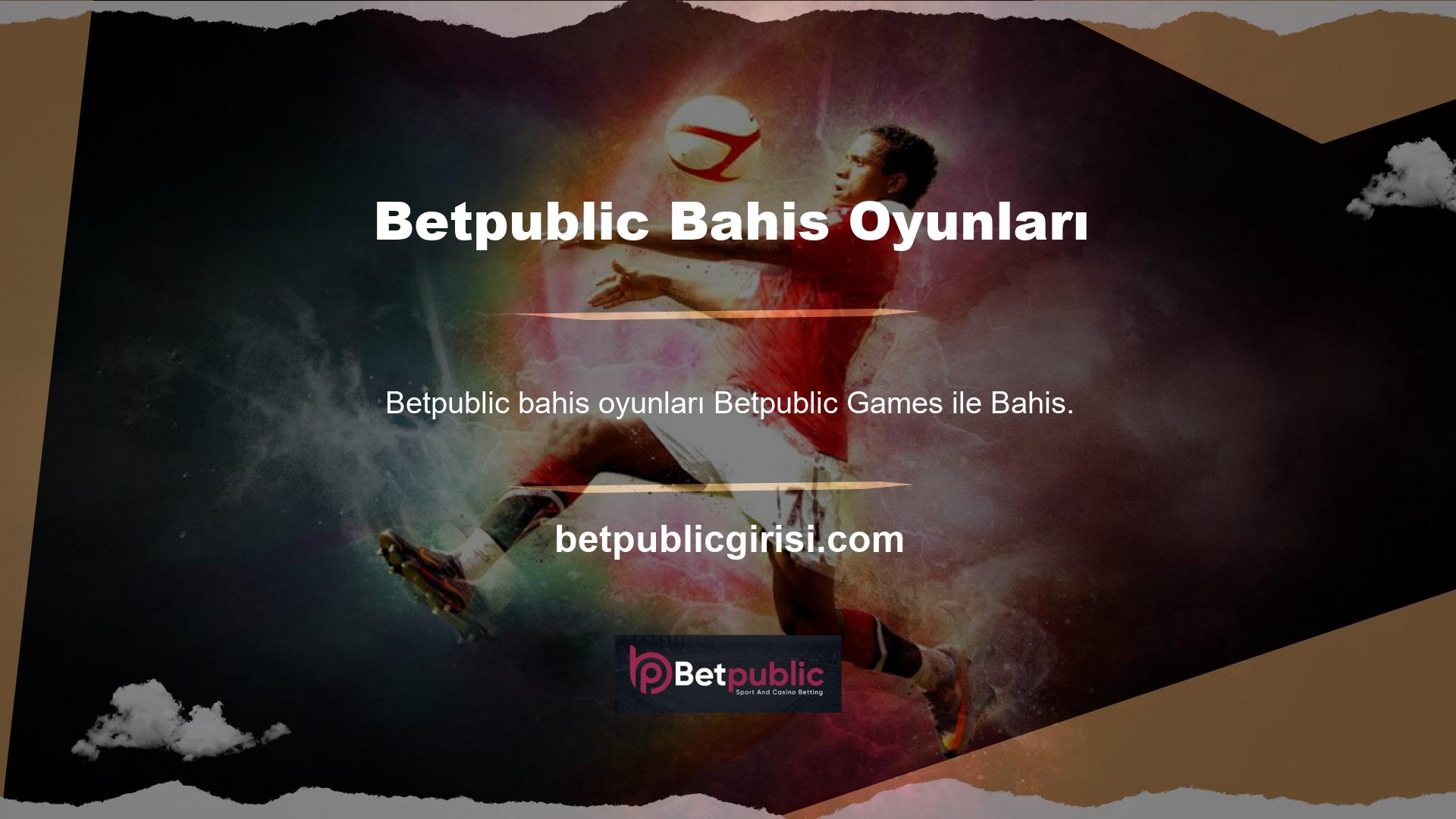 Site ana sayfasındaki bu seçeneğe tıklarsanız, Betpublic için Betpublic tv tarafından özel olarak geliştirilen canlı oyunları göreceksiniz