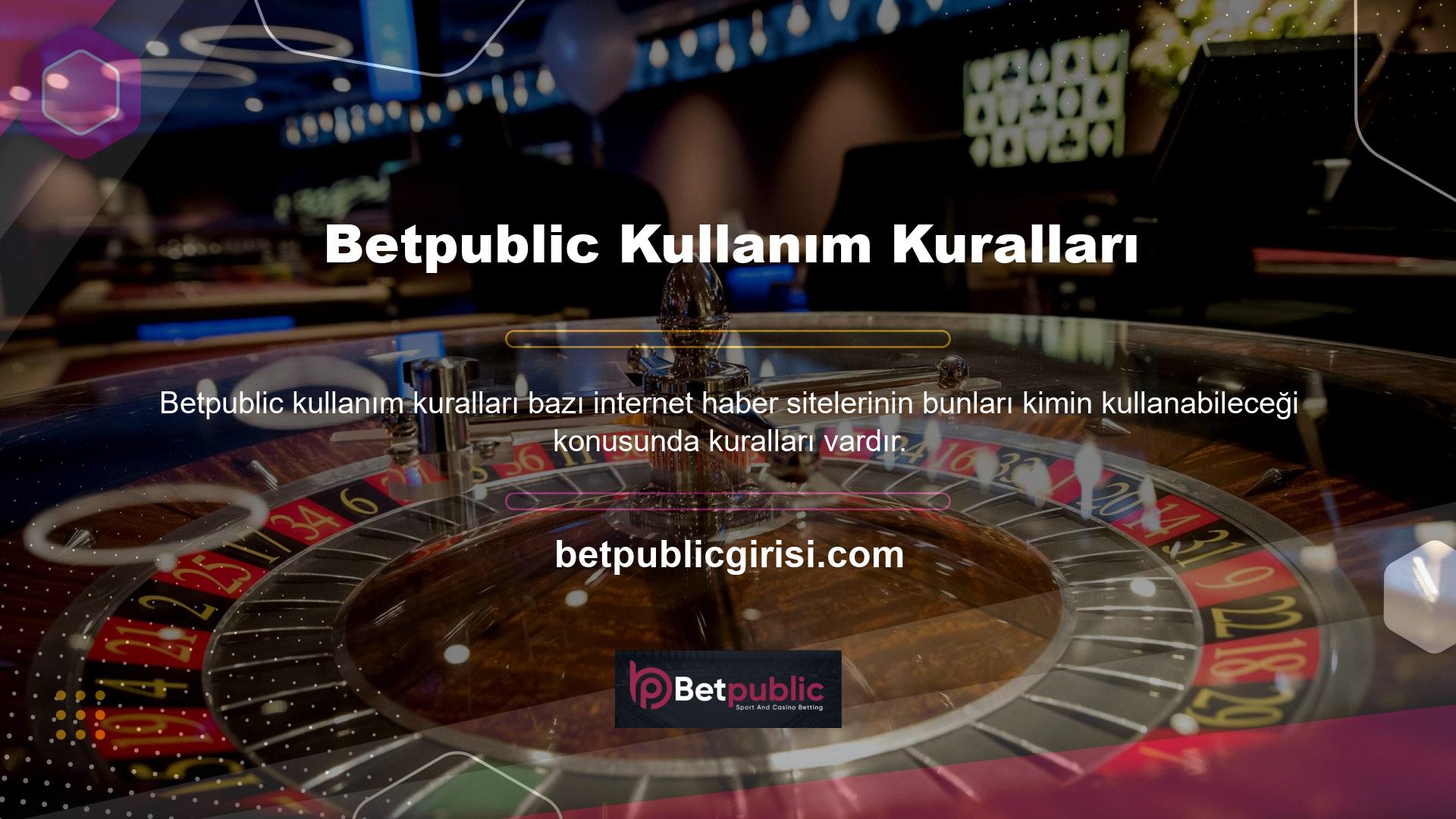 Elinizden gelenin en iyisini denerseniz ve yaşınızı umursamıyorsanız Betpublic ile bir hesap açabilirsiniz